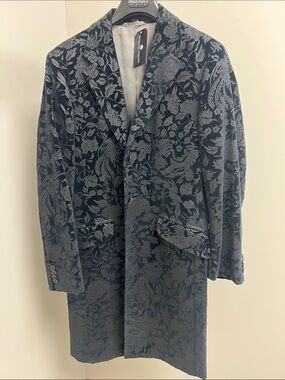HUGO by Hugo Boss Velvet Brocade Coat